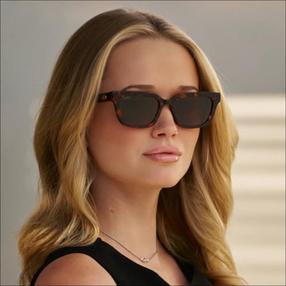 Polarized Rectangular Sunglasses, Narrow Acetate … - image 3